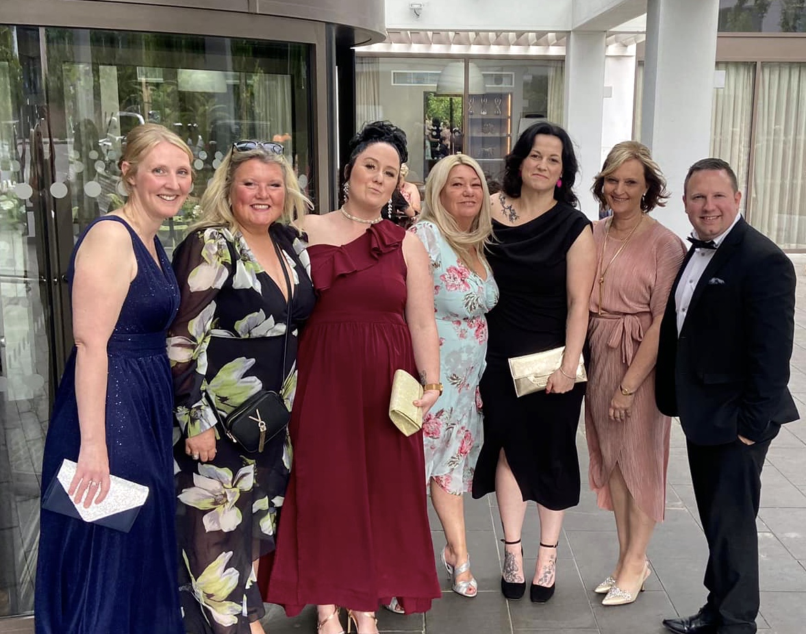 Pictured: Representatives from the Belong at Home team at the Stars of Social Care Awards 2024. 
