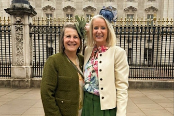 Pictured: (L-R) Angela Luckett and Carolyn Ball represent Belong Morris Feinmann at the Palace.
