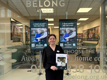 Asset - Pictured: Debbie Moore, area manager Belong at Home Southport, at the service's new hub on Eastbank Street 