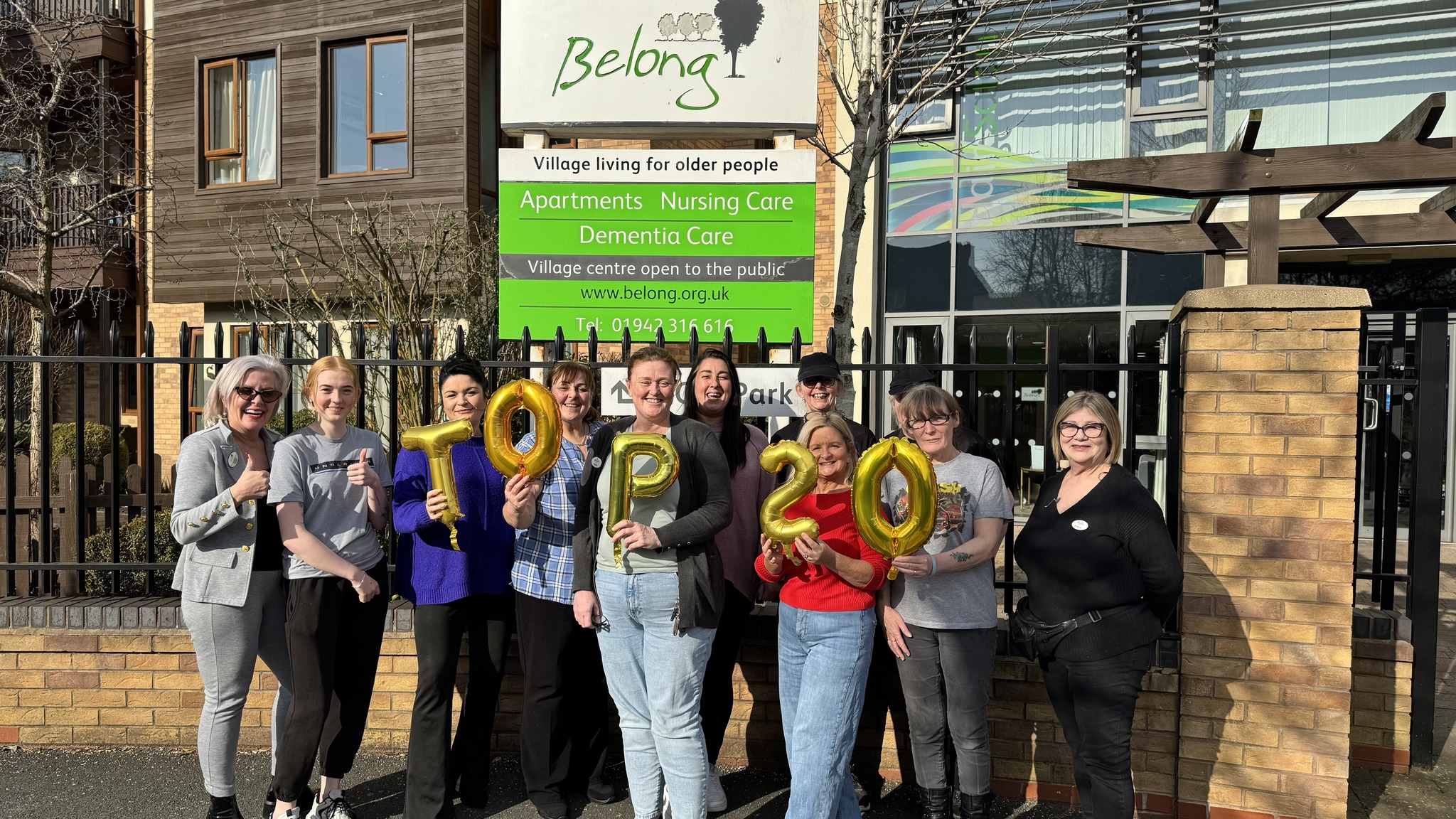 Asset - Dementia specialist, Belong Wigan, celebrates a top 20 care home ranking and the title of Wigan's best not-for-profit care operator
