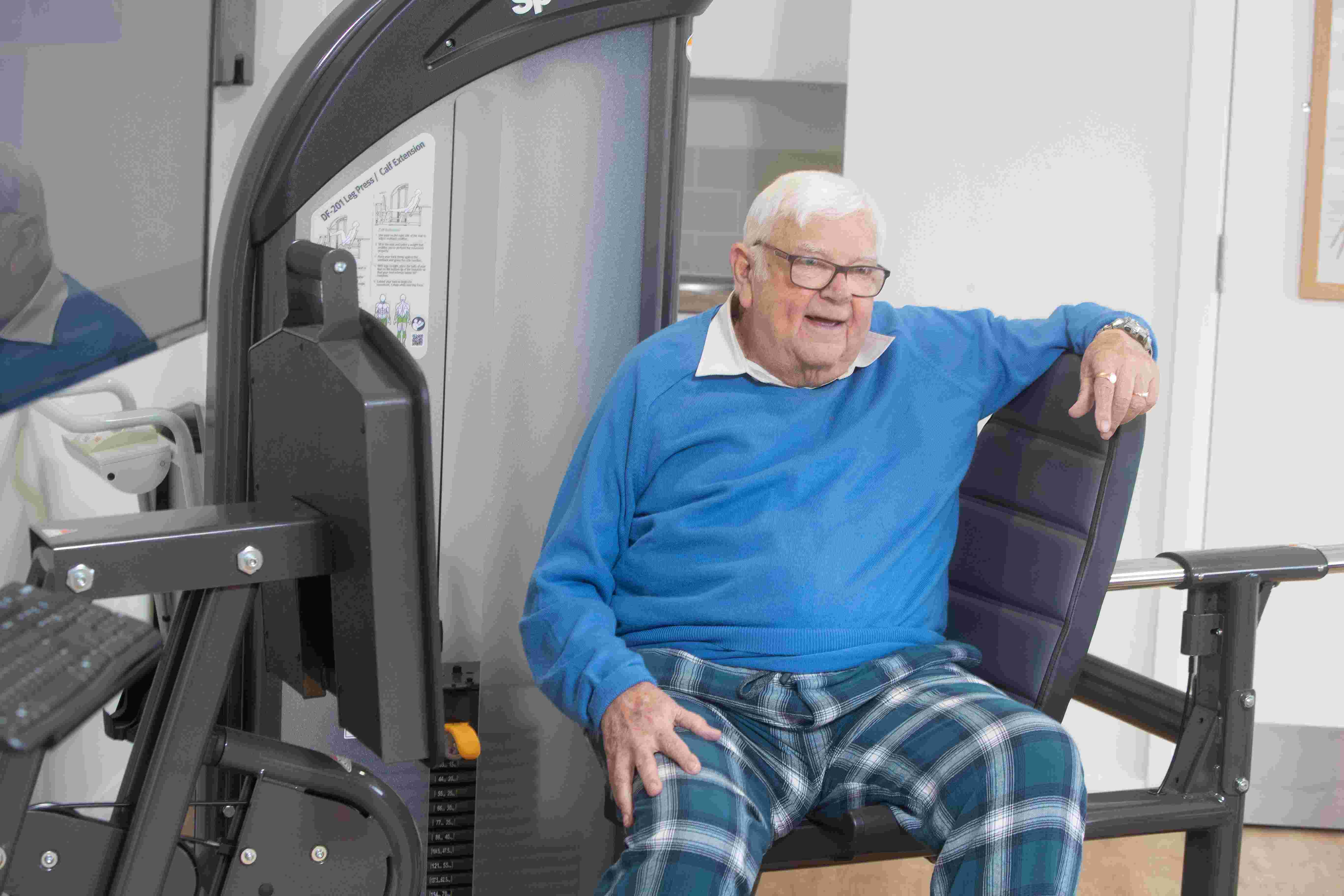 Asset - Belong Chester - Customer in the gym