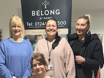 Asset - Pictured: The Belong at Home Chester team is expanding its care services in Cheshire. 