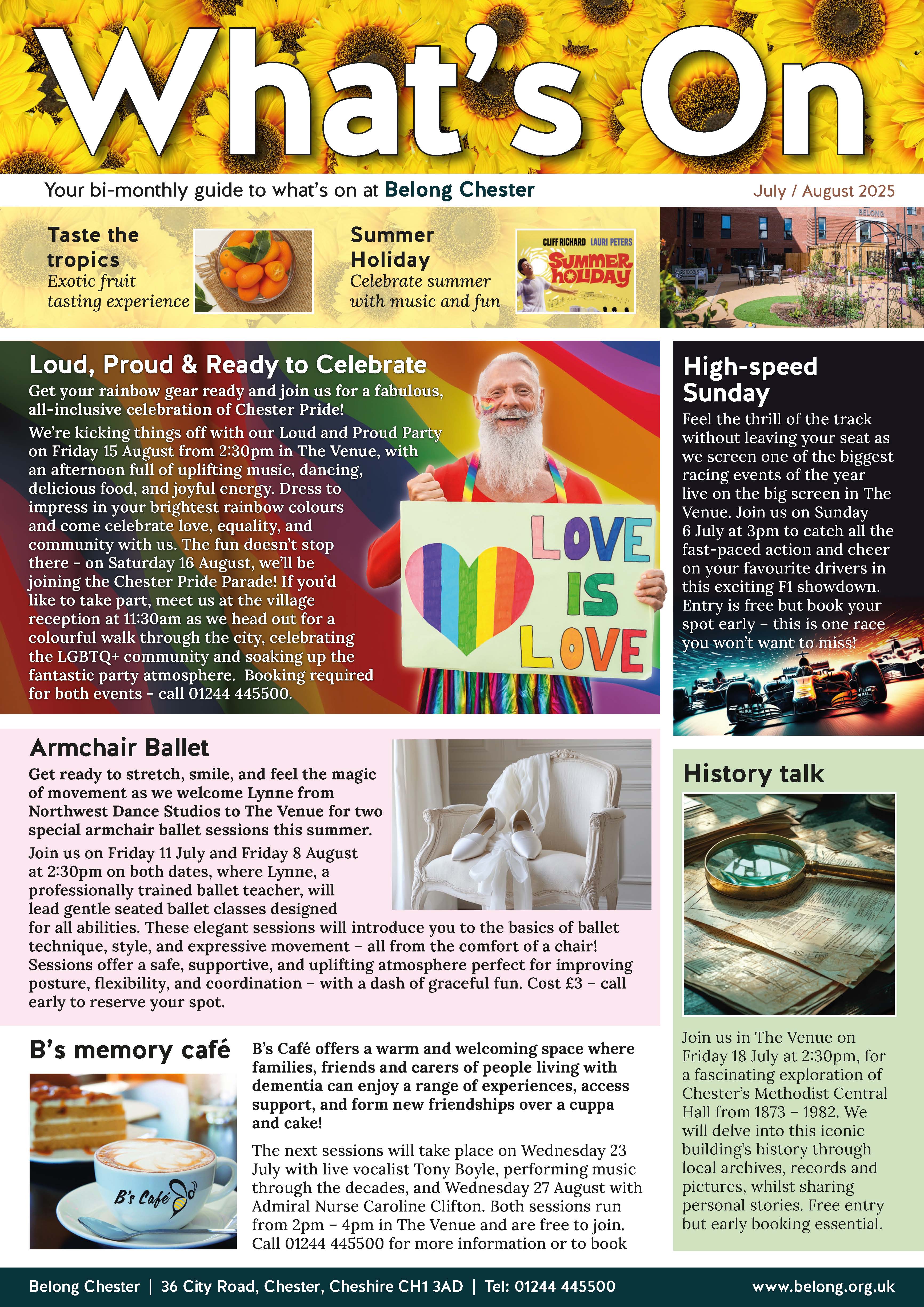 Asset - Belong Chester - What's On - July / August 2025  jpg