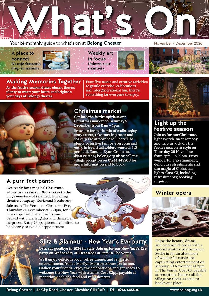 Asset - Belong Chester - What's On - November - December 2026 jpg