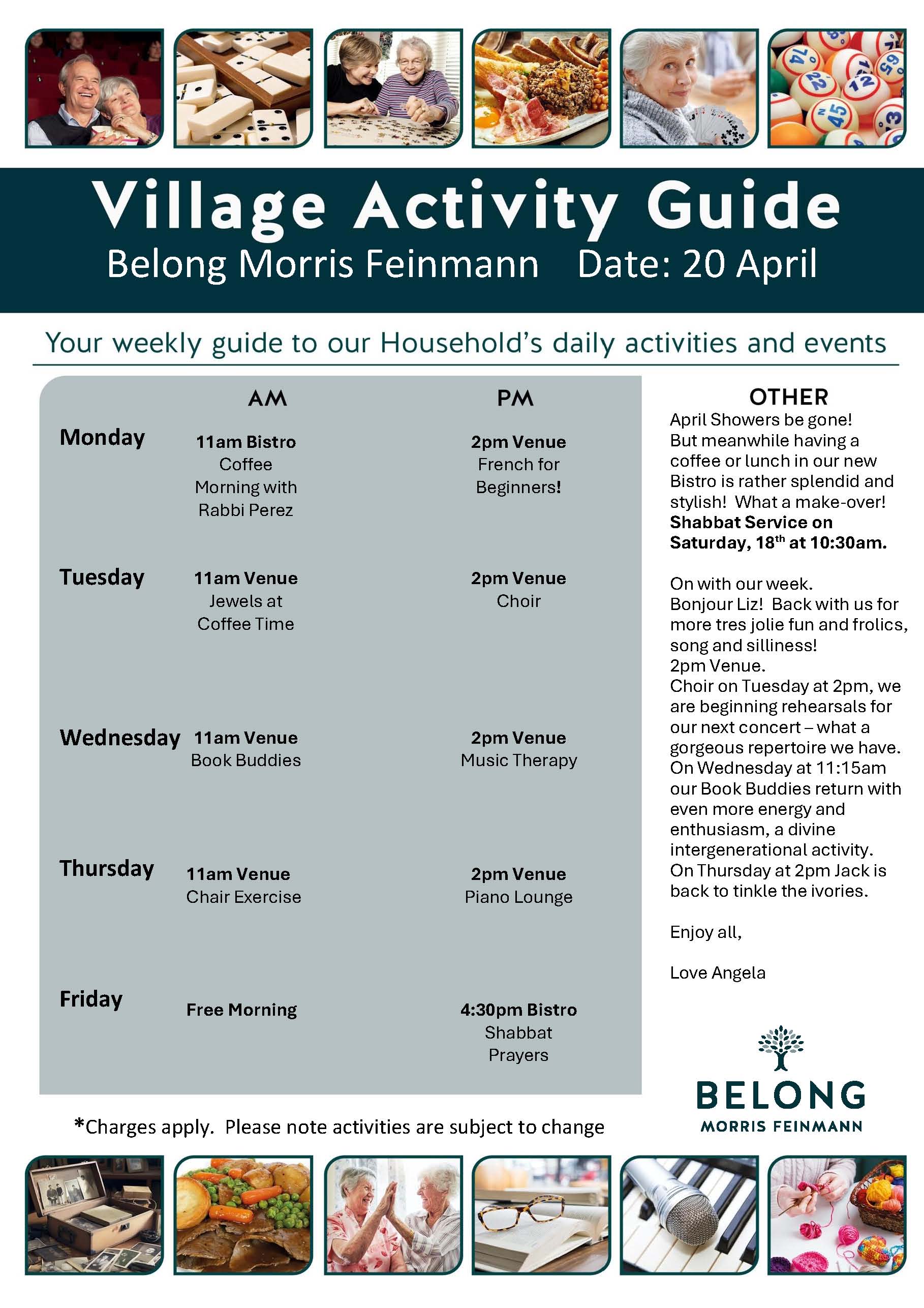 Asset  - Promo Item - Belong Morris Feinmann, Didsbury - Village Activity Guide - 20 April 2026 jpg