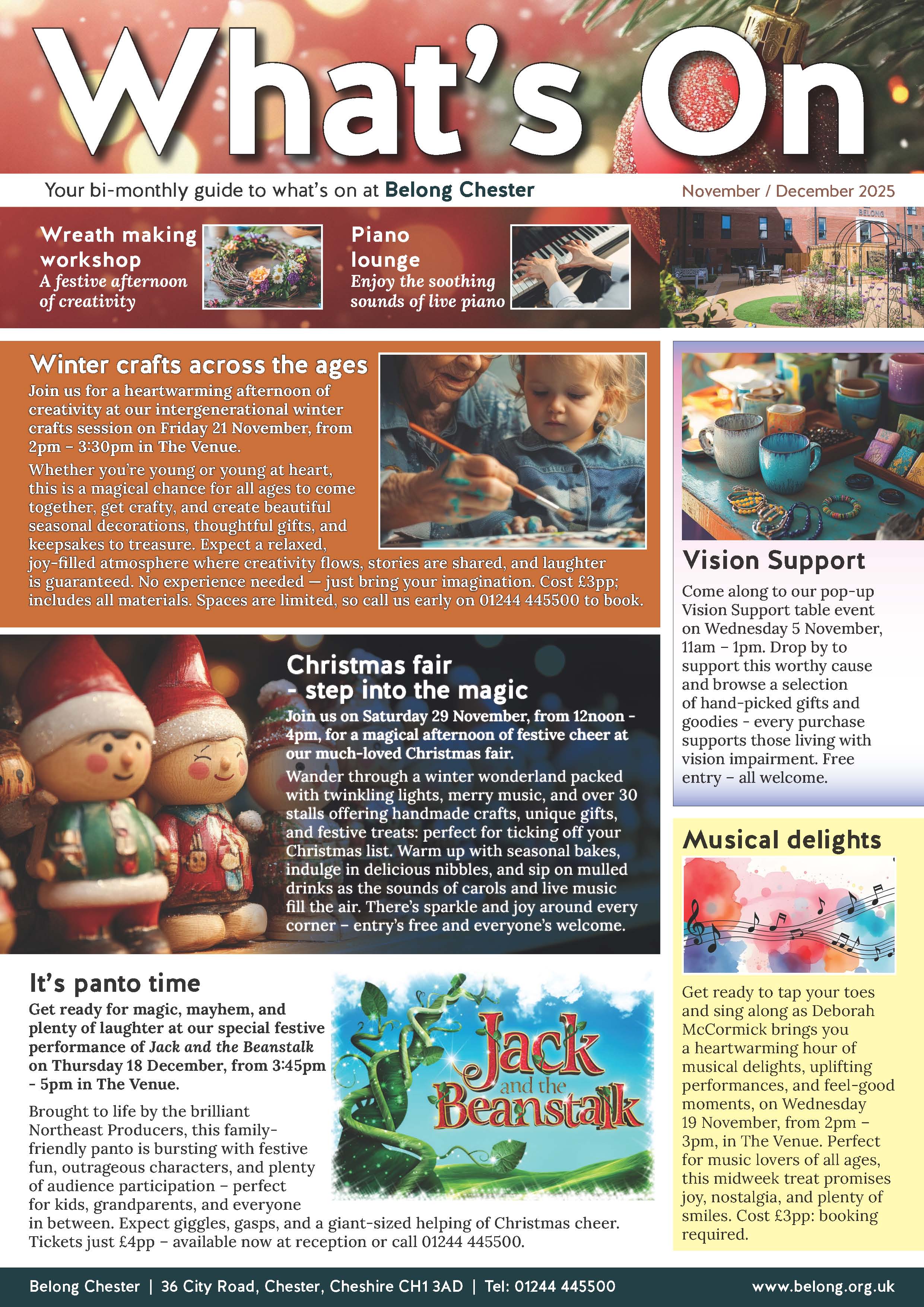 Asset - Belong Chester - What's On - November / December 2025 jpg