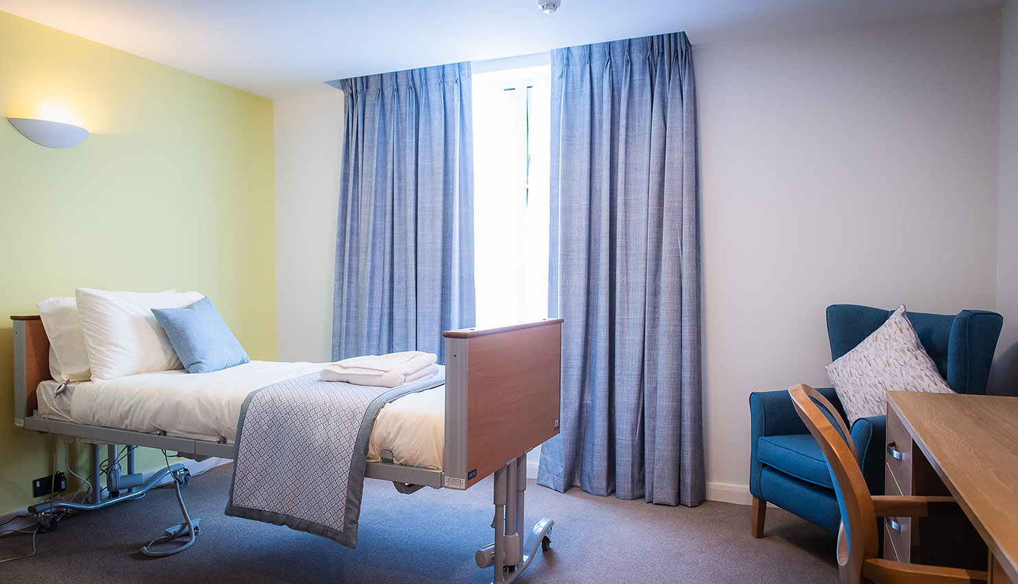 Belong Chester Household Nursing Bedroom with chair