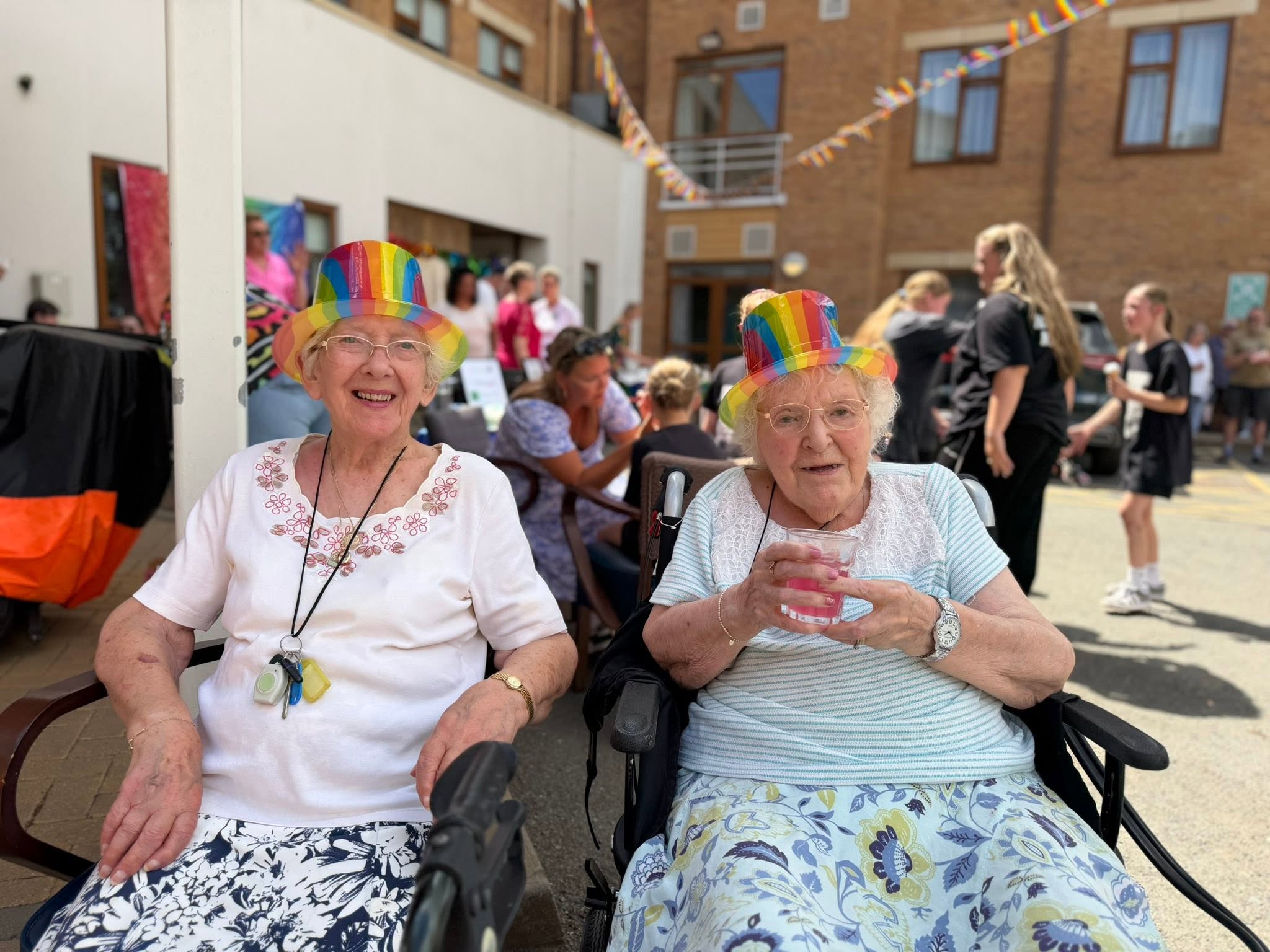 
Pictured: Belong Crewe customers celebrate the return of Silver Pride

