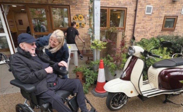 Asset - scooter enthusiasts visiting Tony Mannerings at Belong Macclesfield 