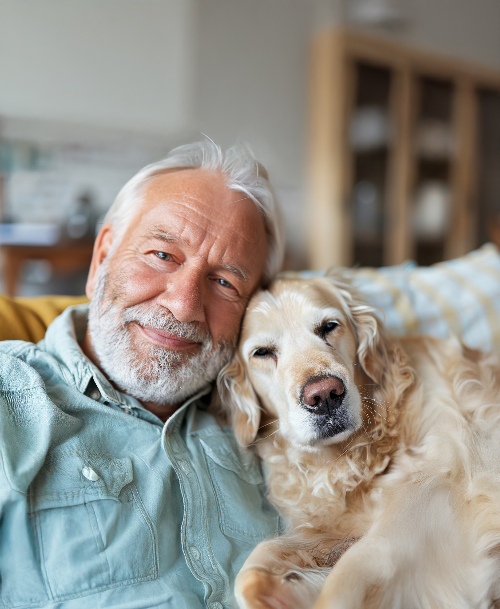 Asset - Belong at Home - Man with a dog jpg