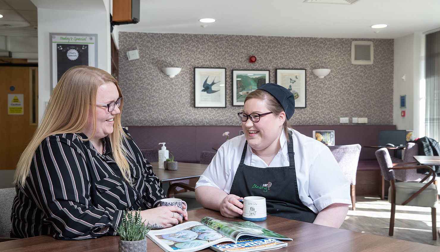 Belong Macclesfield friends in The Bistro