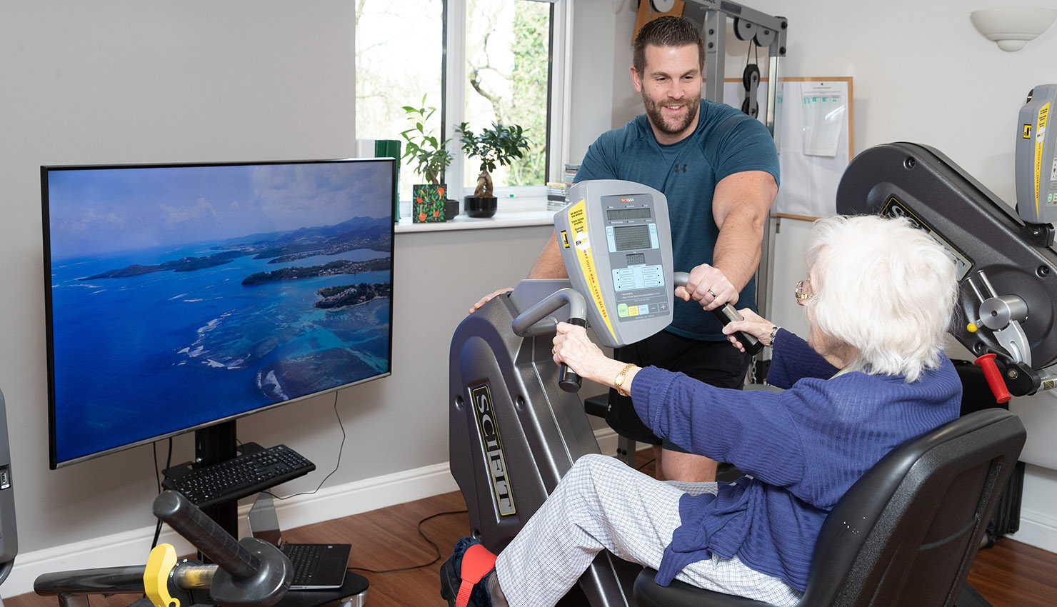 Belong Macclesfield exercise bike in The Gym