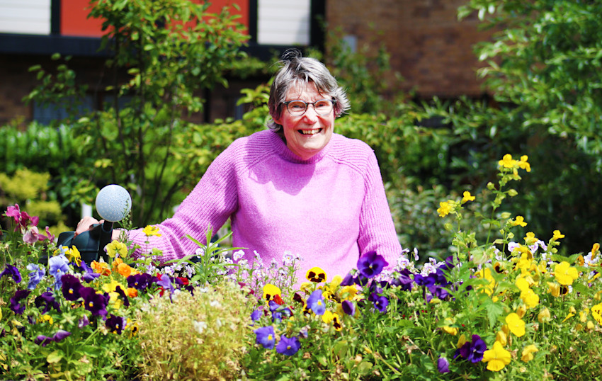 Asset - Belong Macclesfield - Elaine in the garden