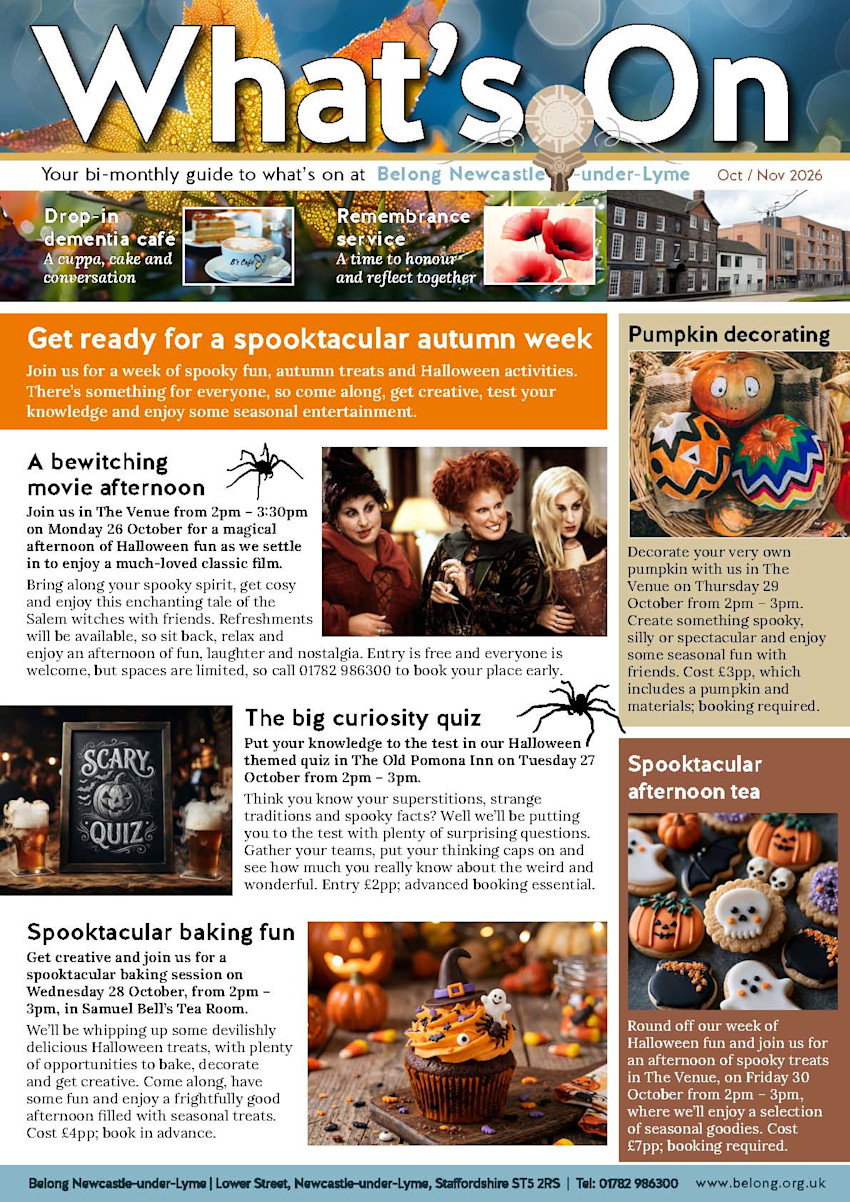 Asset - Belong Newcastle-under-Lyme - What's On October - November 2026 jpg