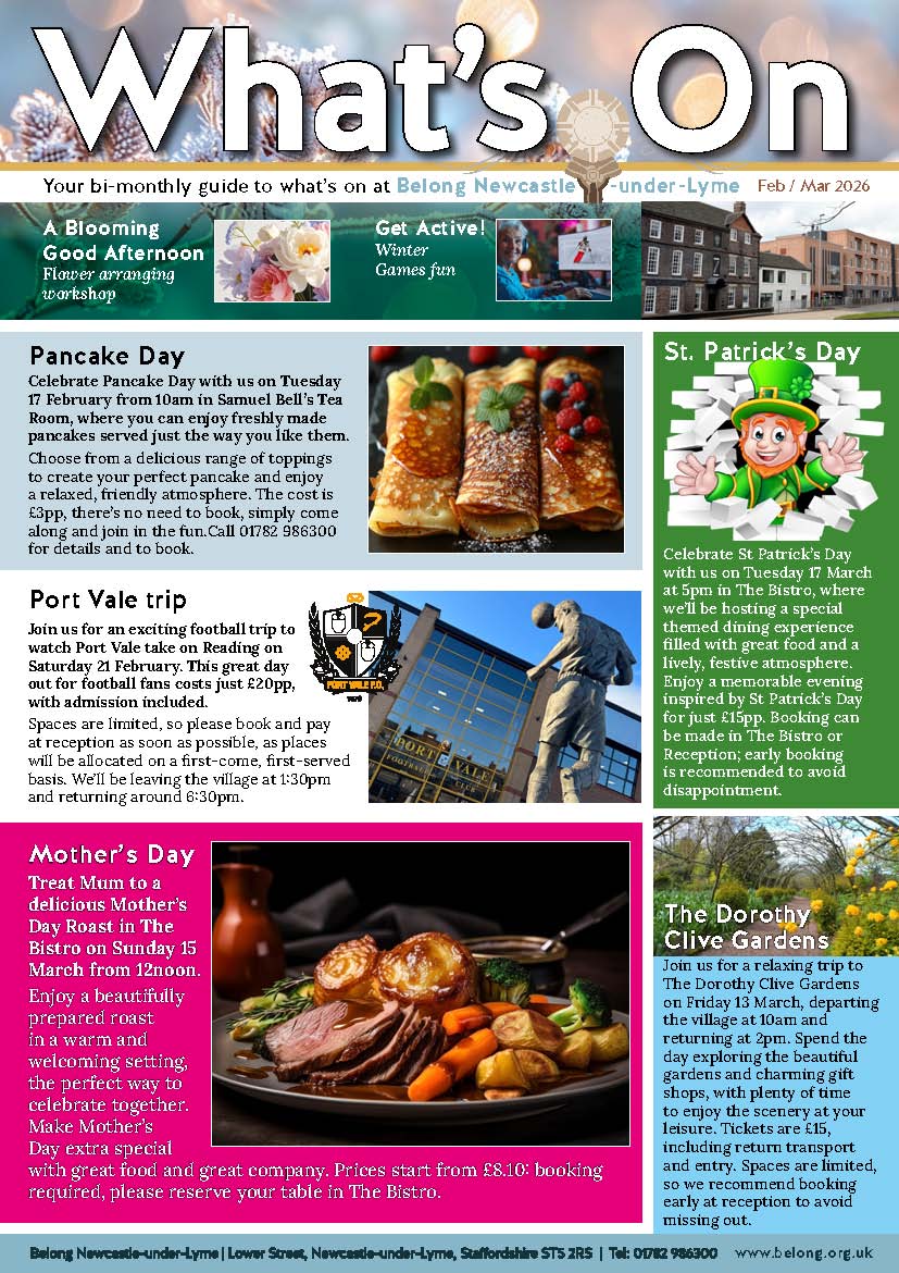 Asset - Belong Newcastle-under-Lyme - What's On February / March 2026