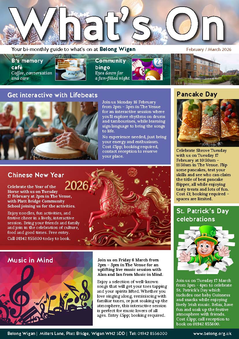 Asset - Belong Wigan - What's On February / March 2026 jpg