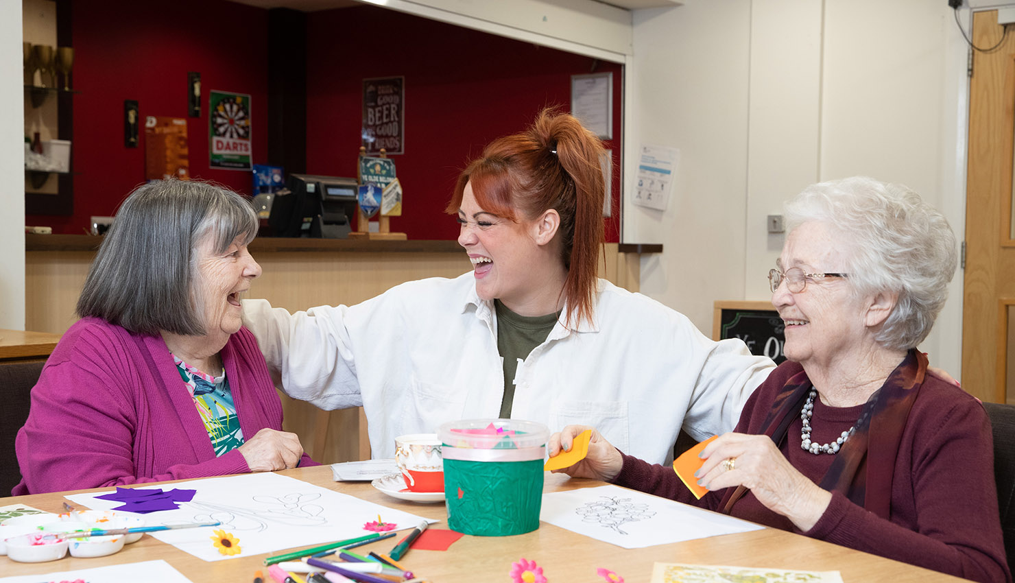 Belong Crewe ladies chatting
