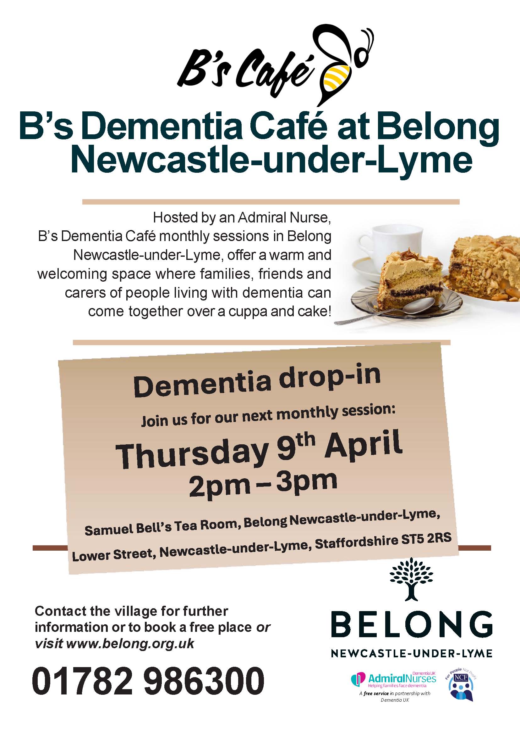Asset - Belong Newcastle-under-Lyme - B’s Dementia Café 9th April jpg