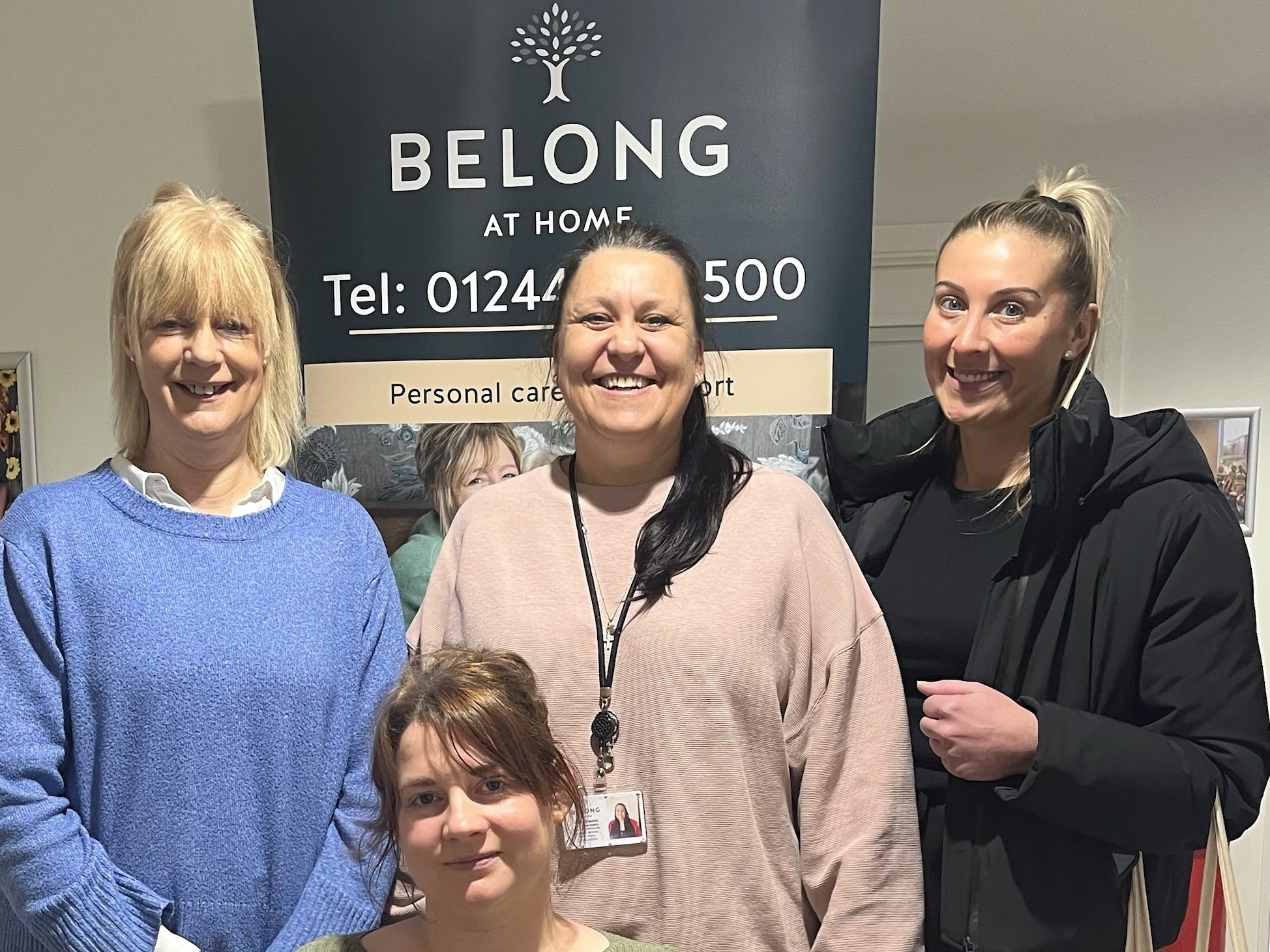 Pictured: The Belong at Home Chester team is expanding its care services in Cheshire. 