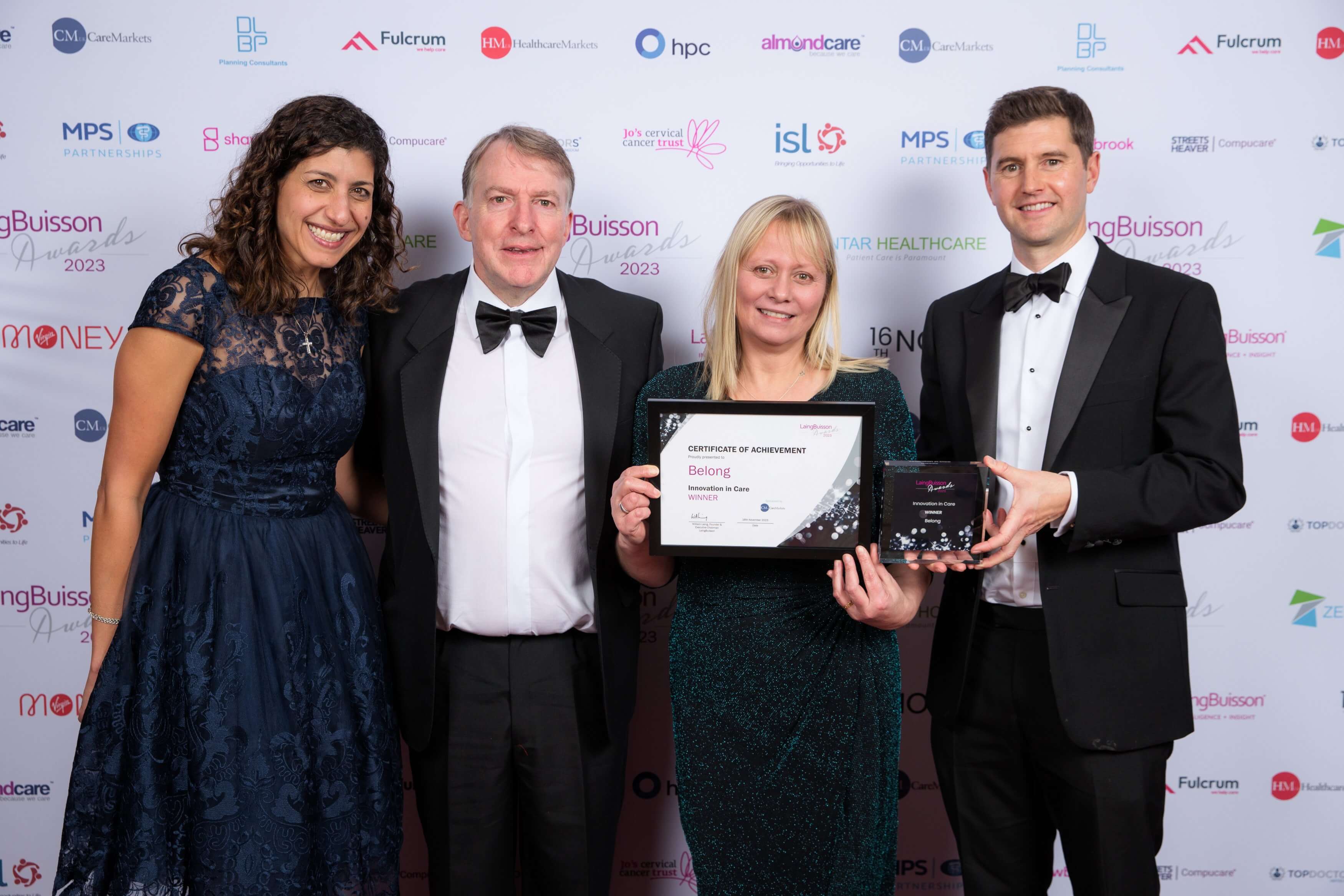Pictured: (From left): Belong Head of Marketing and Communications Maha Hamer, Belong Chester General Manager Patrick Butler, Belong Chief Operating Officer Sue Goldsmith, Belong Chief Executive Officer Martin Rix.