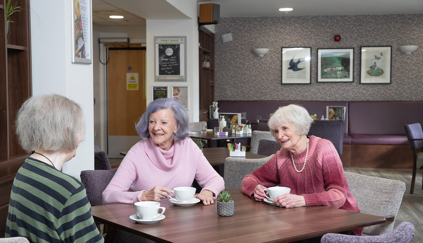 Belong Macclesfield visitors enjoying The Bistro