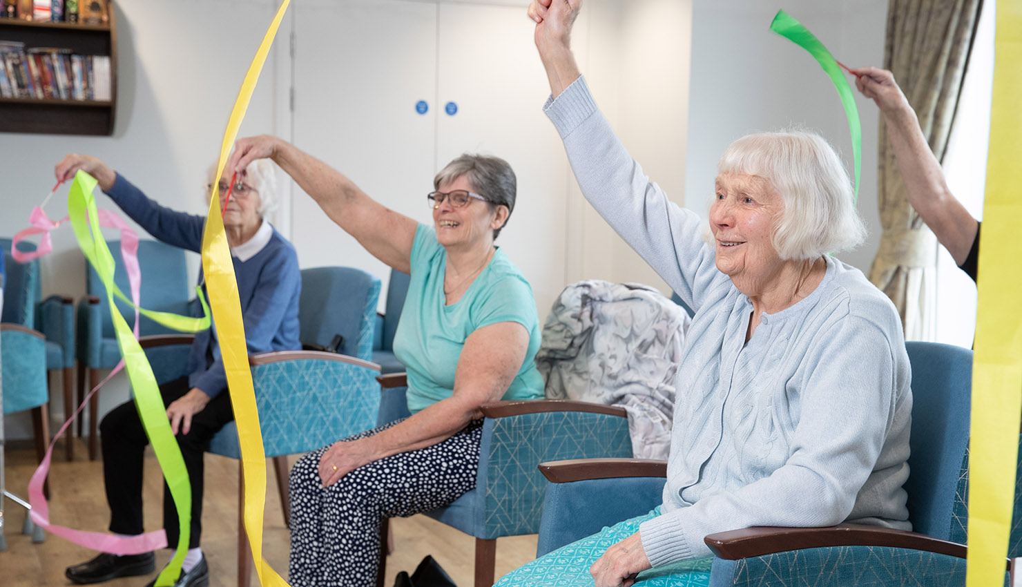 Belong Newcastle-under-Lyme in The Venu chair exercise