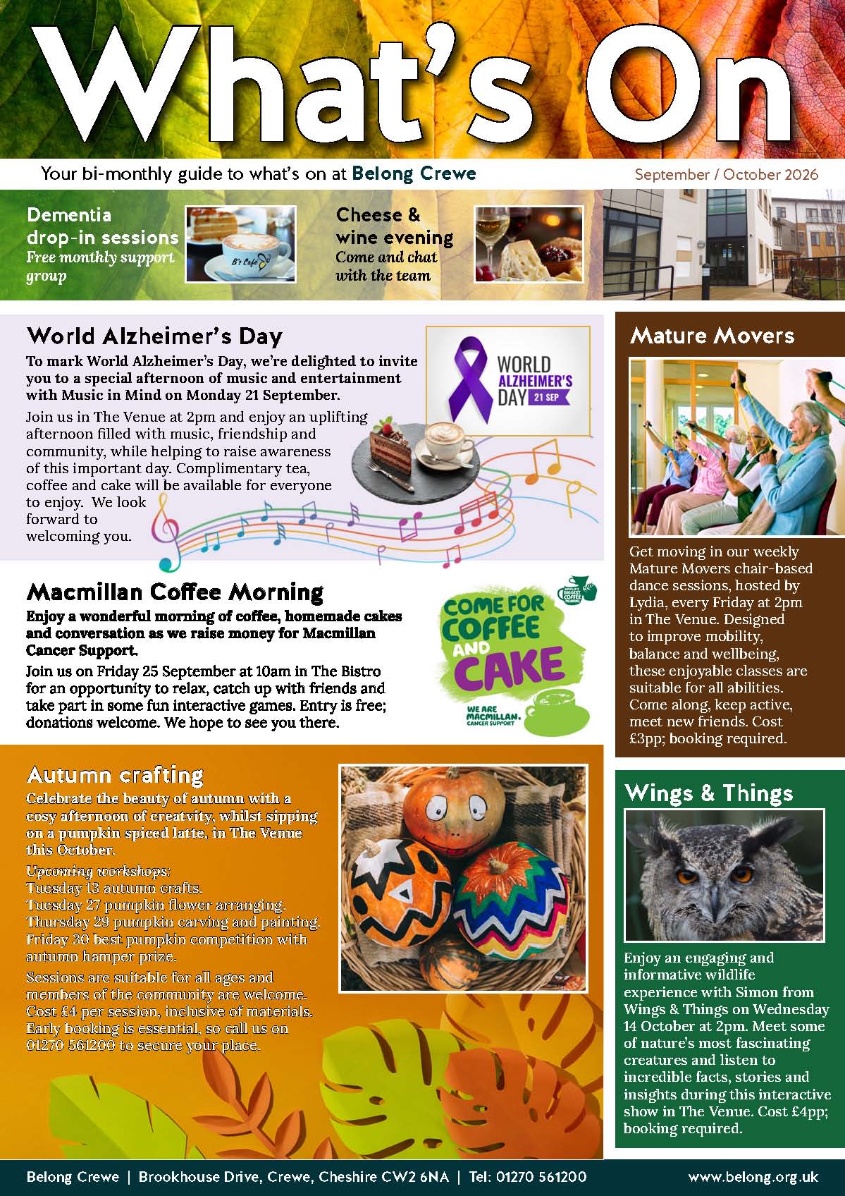 Asset - Promo Item - Belong Crewe - What's On September - October 2026 jpg