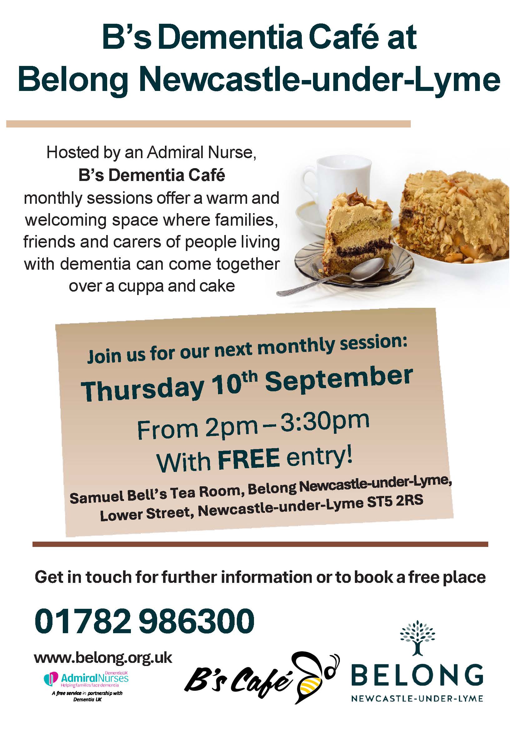 Asset - Belong Newcastle-under-Lyme - B's Café - 10th September 2026 - jpg